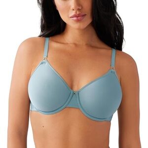 Wacoal Women's Simply Done Seamless Underwire T-Shirt Bra, Stone Blue 34C NWT